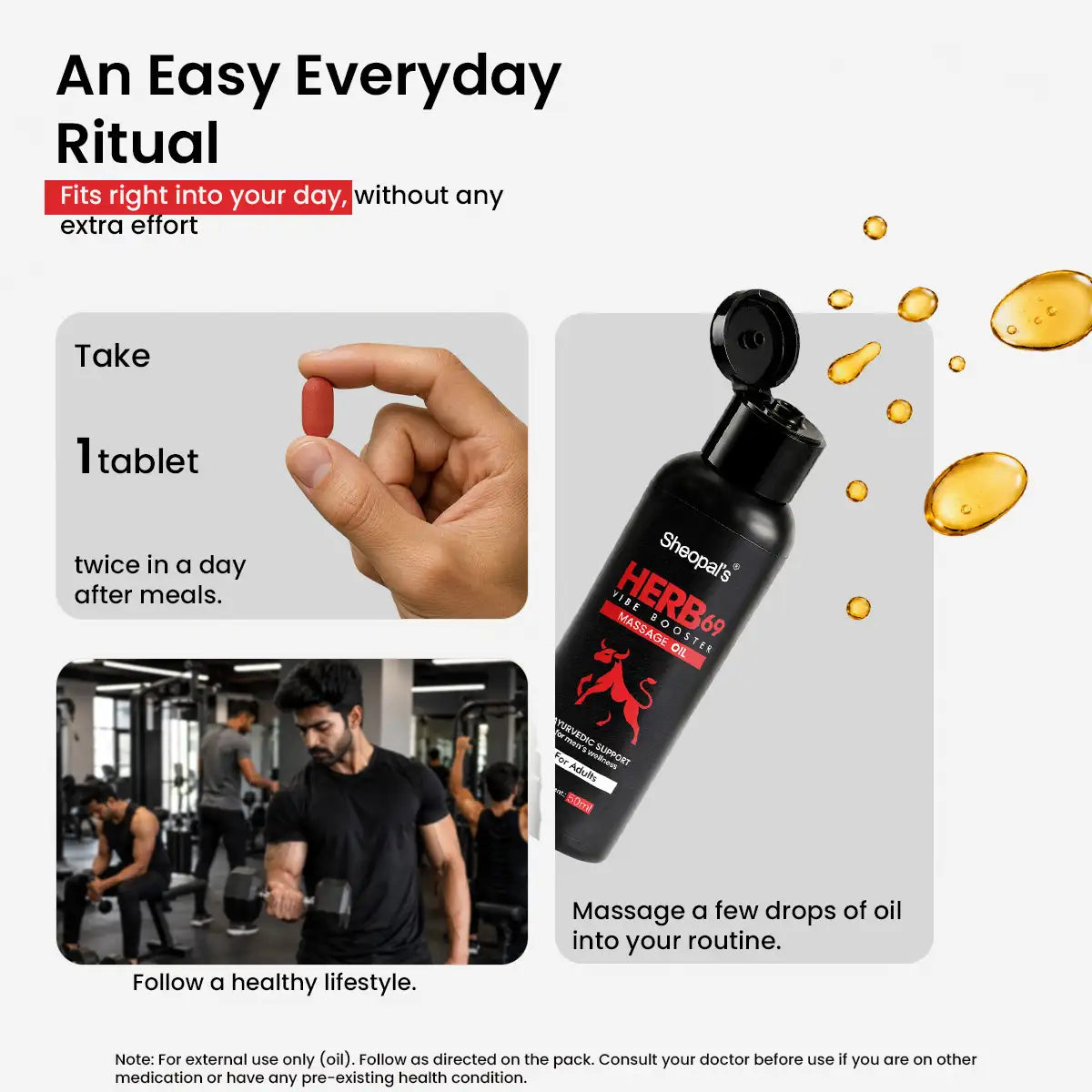 Herb69 Wellness Combo – Daily Energy, Stamina & Men's Wellness Support