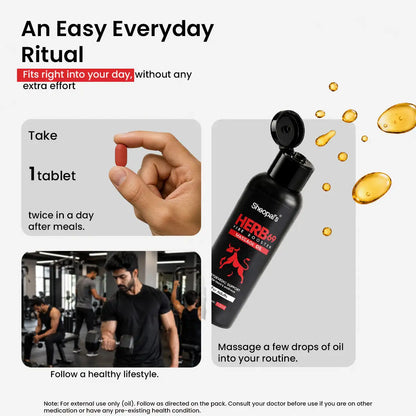 Herb69 Wellness Combo – Daily Energy, Stamina & Men's Wellness Support