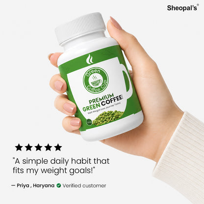 Sheopals Green Coffee Beans for Healthy Weight Management