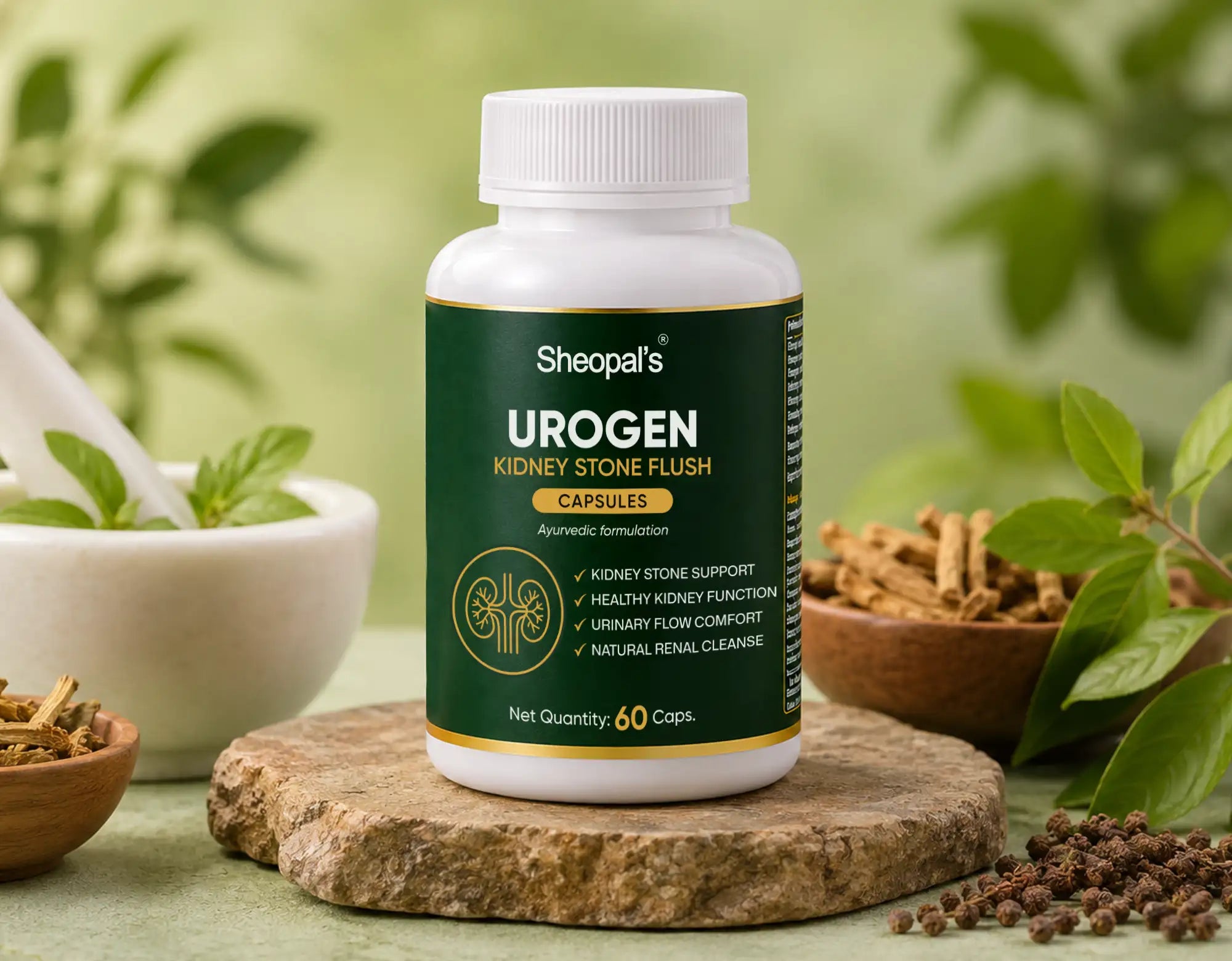 Sheopal's UROGEN — आयुर्वेदिक किडनी केयर कैप्सूल