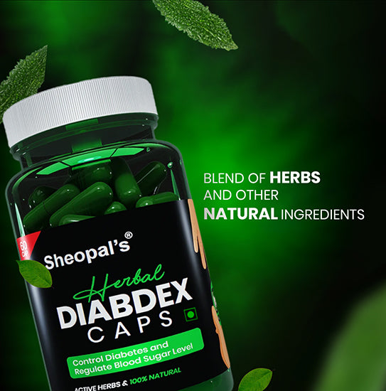 Herbal Diabdex Capsules to Control Blood Sugar Level | Sheopals