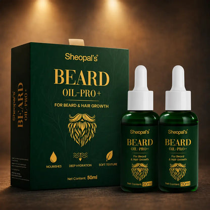 Sheopal's Beard Oil-Pro+ | Beard Nourishment & Healthy Beard Support | 50 ml