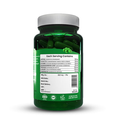 Sheopal’s Curtail | Ayurvedic Weight Management Capsules For Daily Wellness & Active Living | 60 Capsules