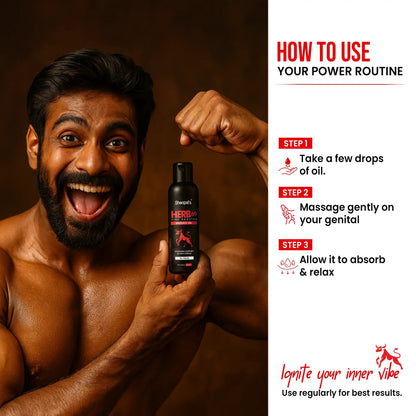 Herb69 Vibe Booster Oil | Ultimate Stamina Booster for Energy & Performance Sheopals