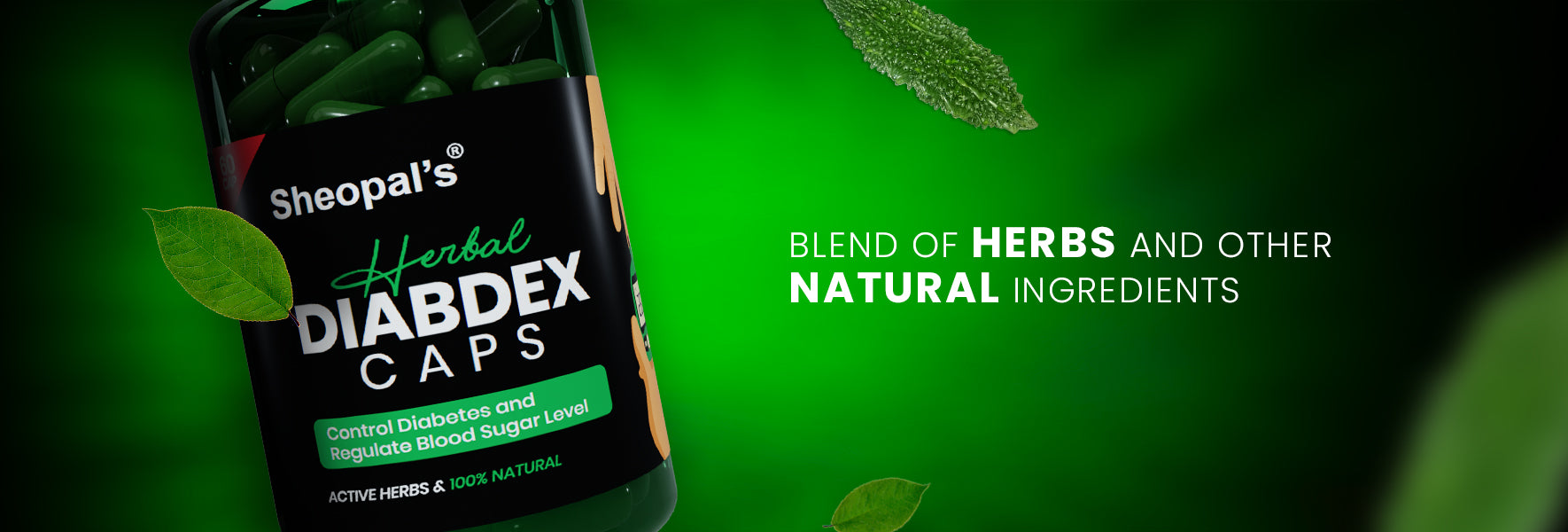 Herbal Diabdex Capsules to Control Blood Sugar Level | Sheopals