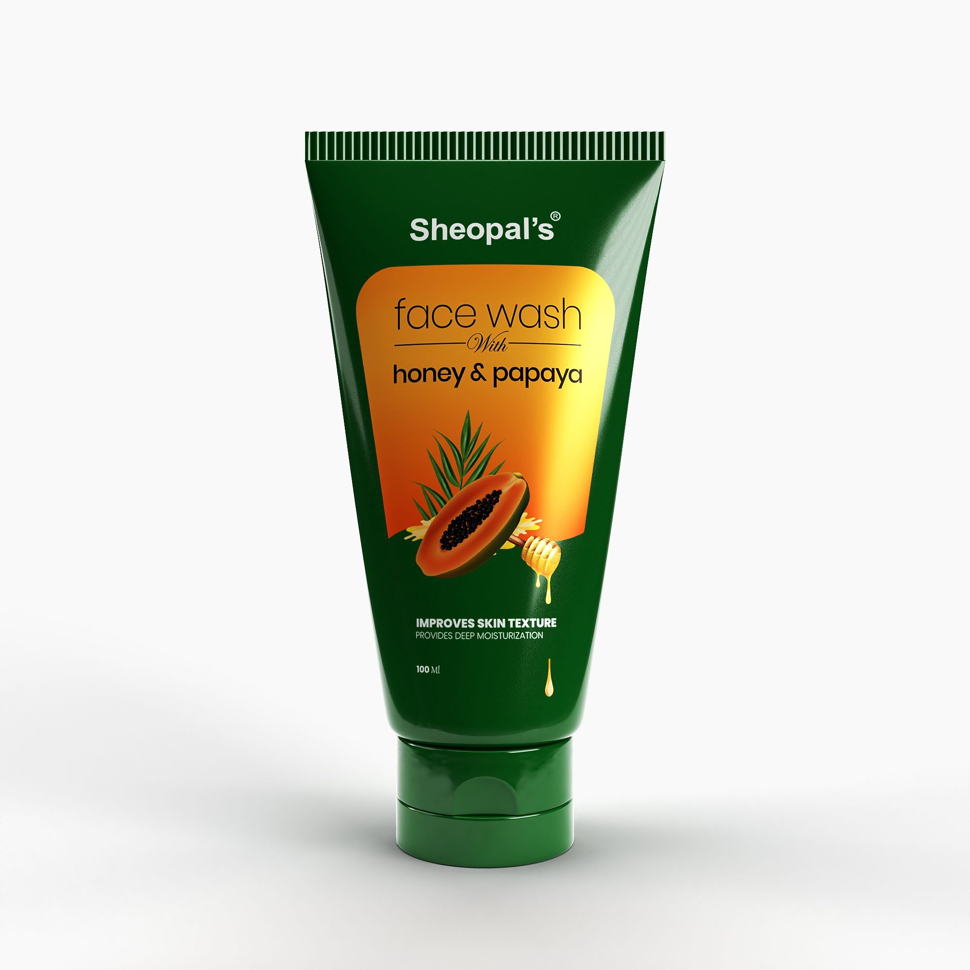 Honey & Papaya Face Wash for Hydrated, Glowing Skin Sheopals