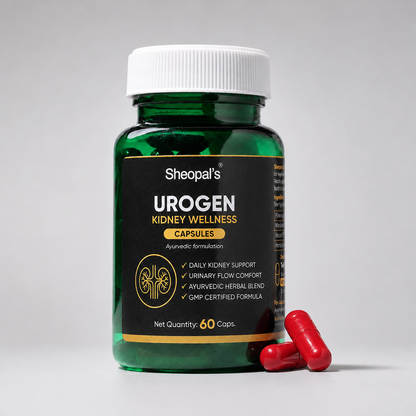 Sheopal's Urogen Capsules 60 - Ayurvedic kidney and urinary wellness