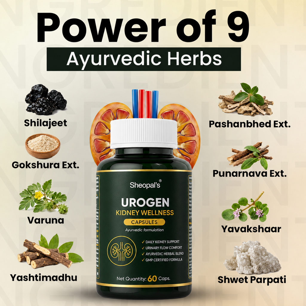 Urogen Capsules nine Ayurvedic herbs