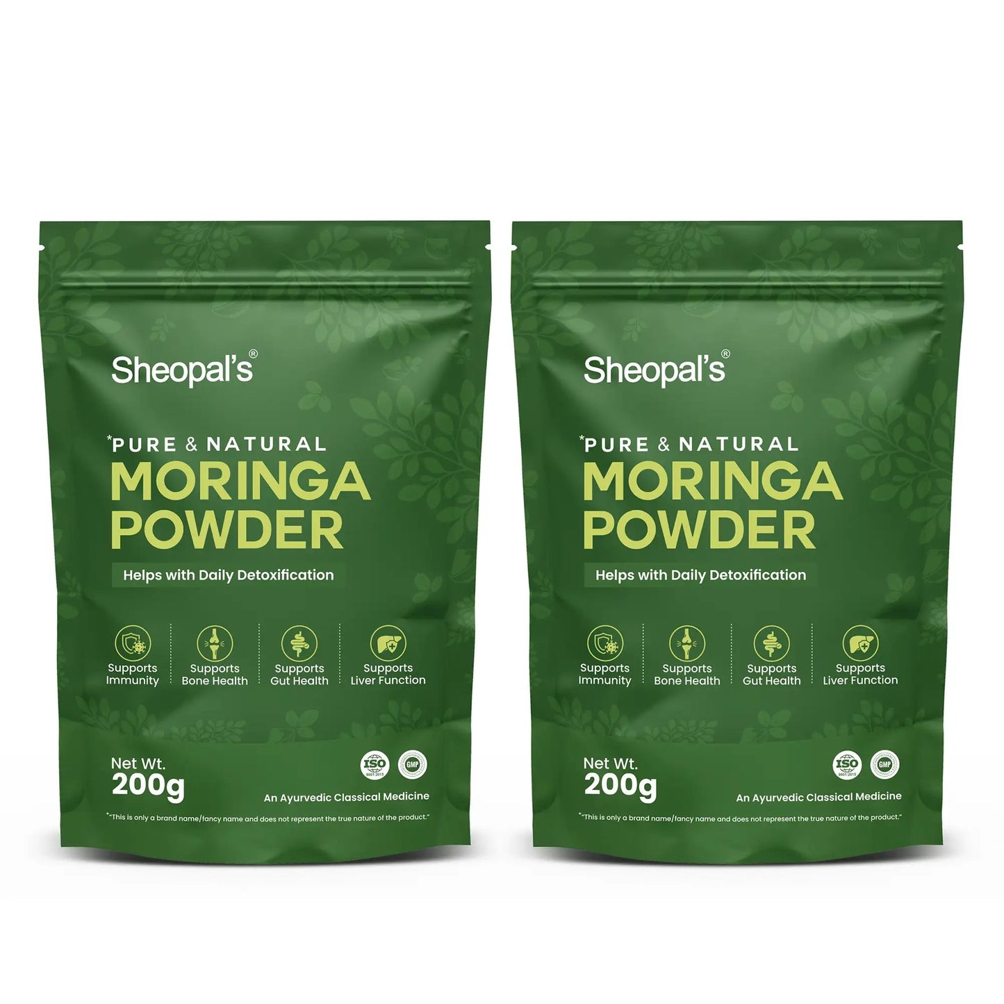 Sheopals organic moringa powder pack of 2