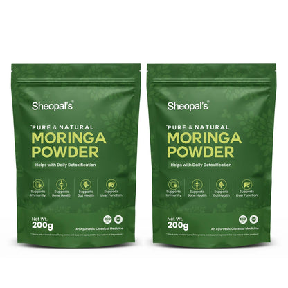 Sheopals organic moringa powder pack of 2