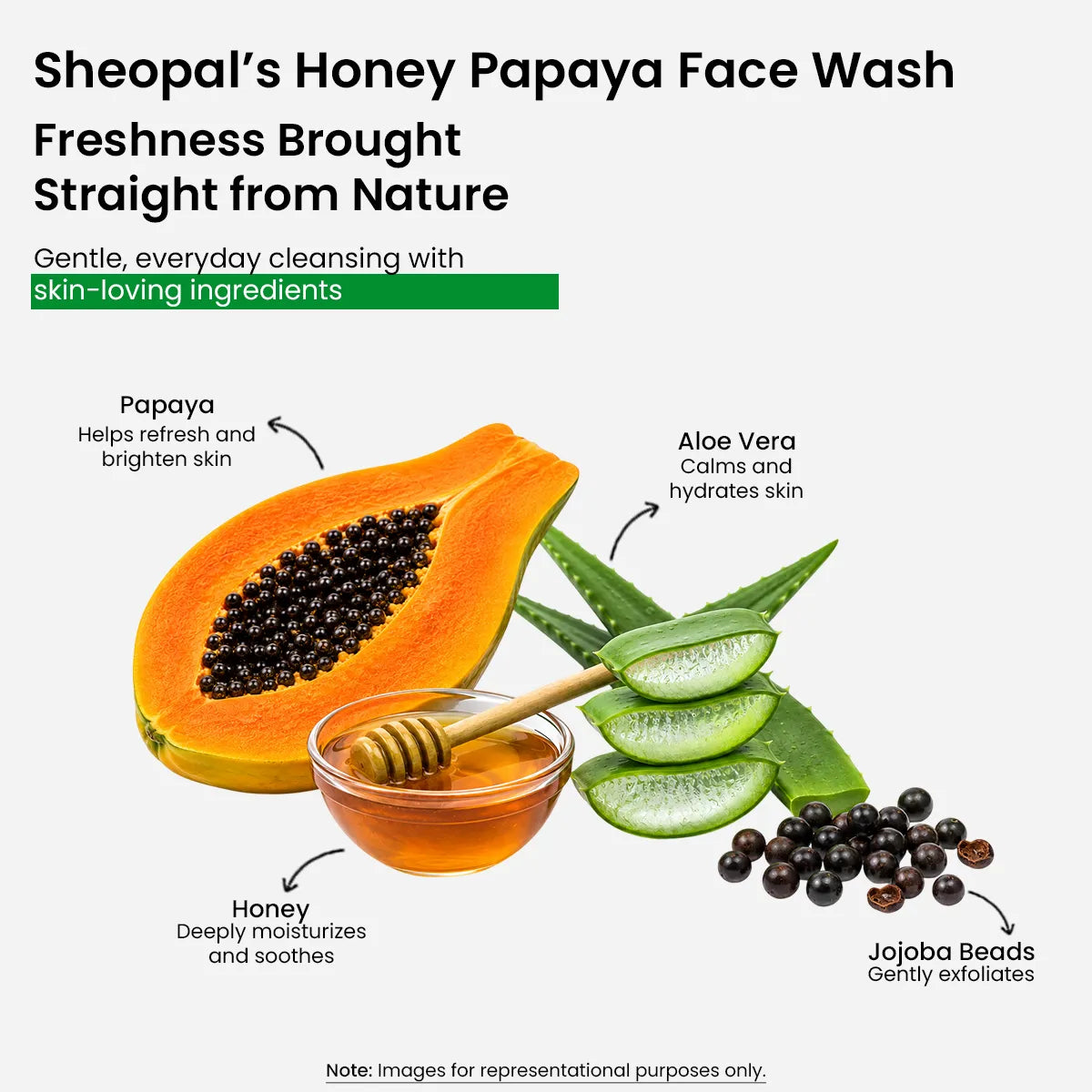 Sheopals Honey Papaya Face Wash