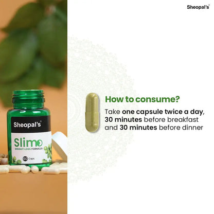 Slimo weight loss capsules dosage instructions by Sheopals