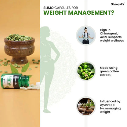 Slimo weight loss capsules with green coffee extract
