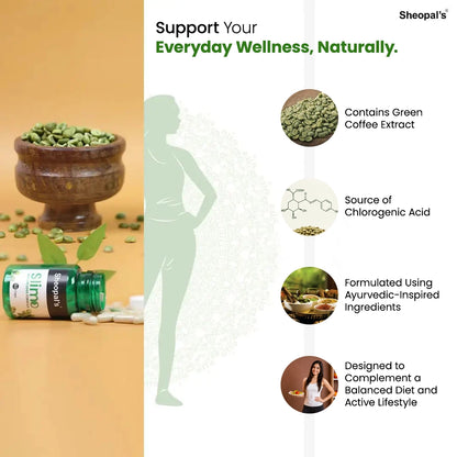Sheopal’s Slimo Capsules | Daily Weight Wellness Support | 60 Capsules