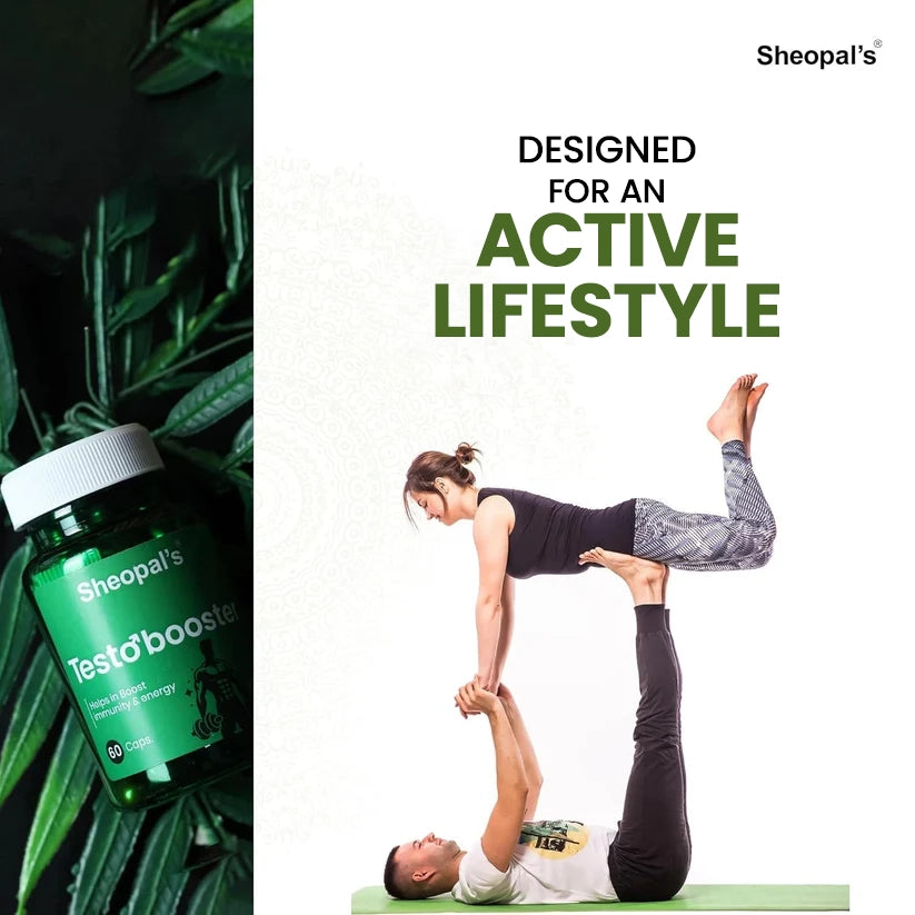Sheopal's Testo Booster Capsules – Energy, Stamina & Strength Support