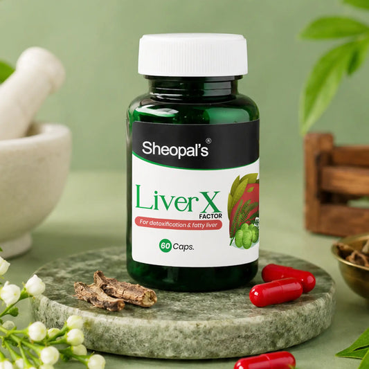 Sheopal's Ayurvedic Liver Care Capsules for Detoxification and Fatty Liver